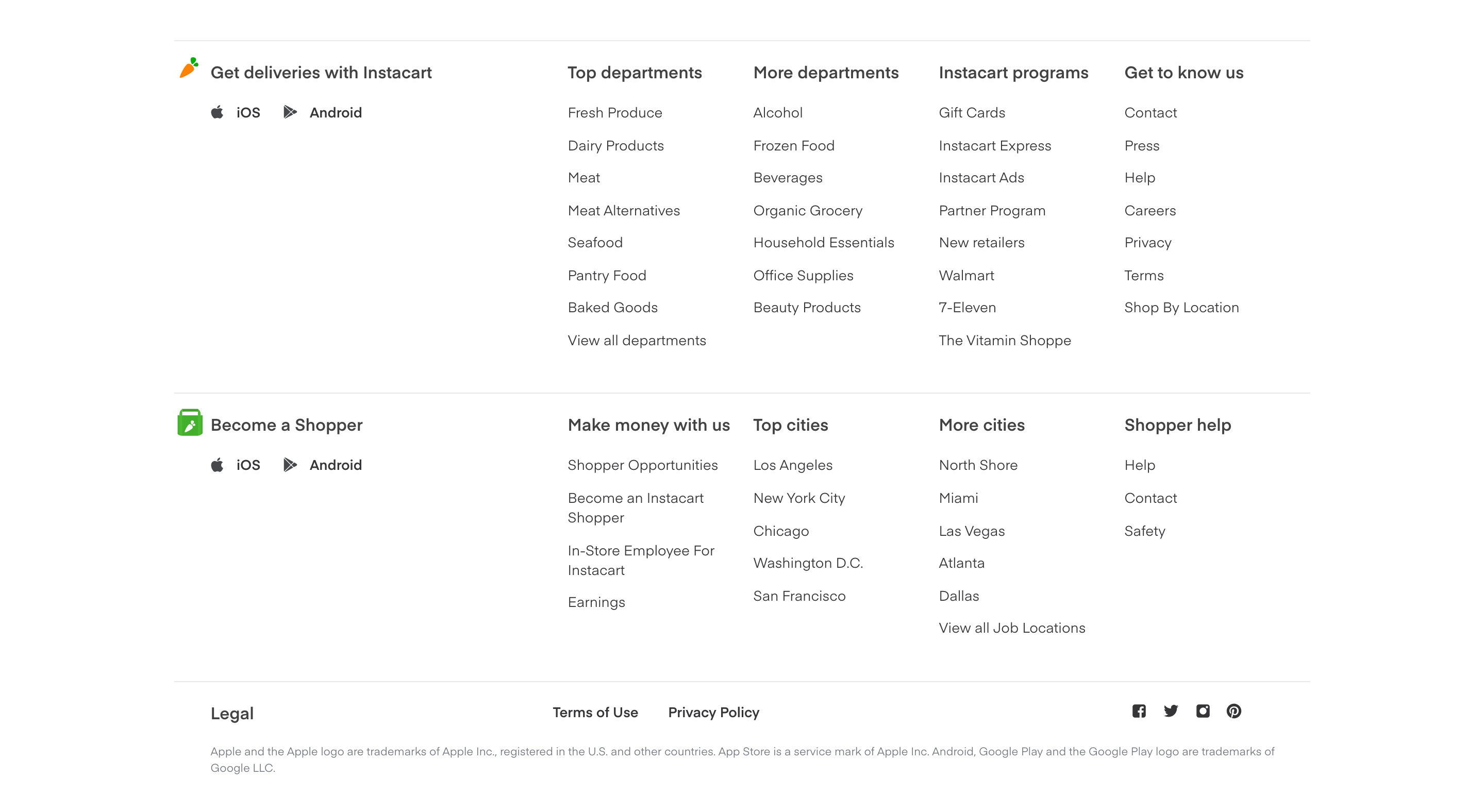 Instacart  screenshot