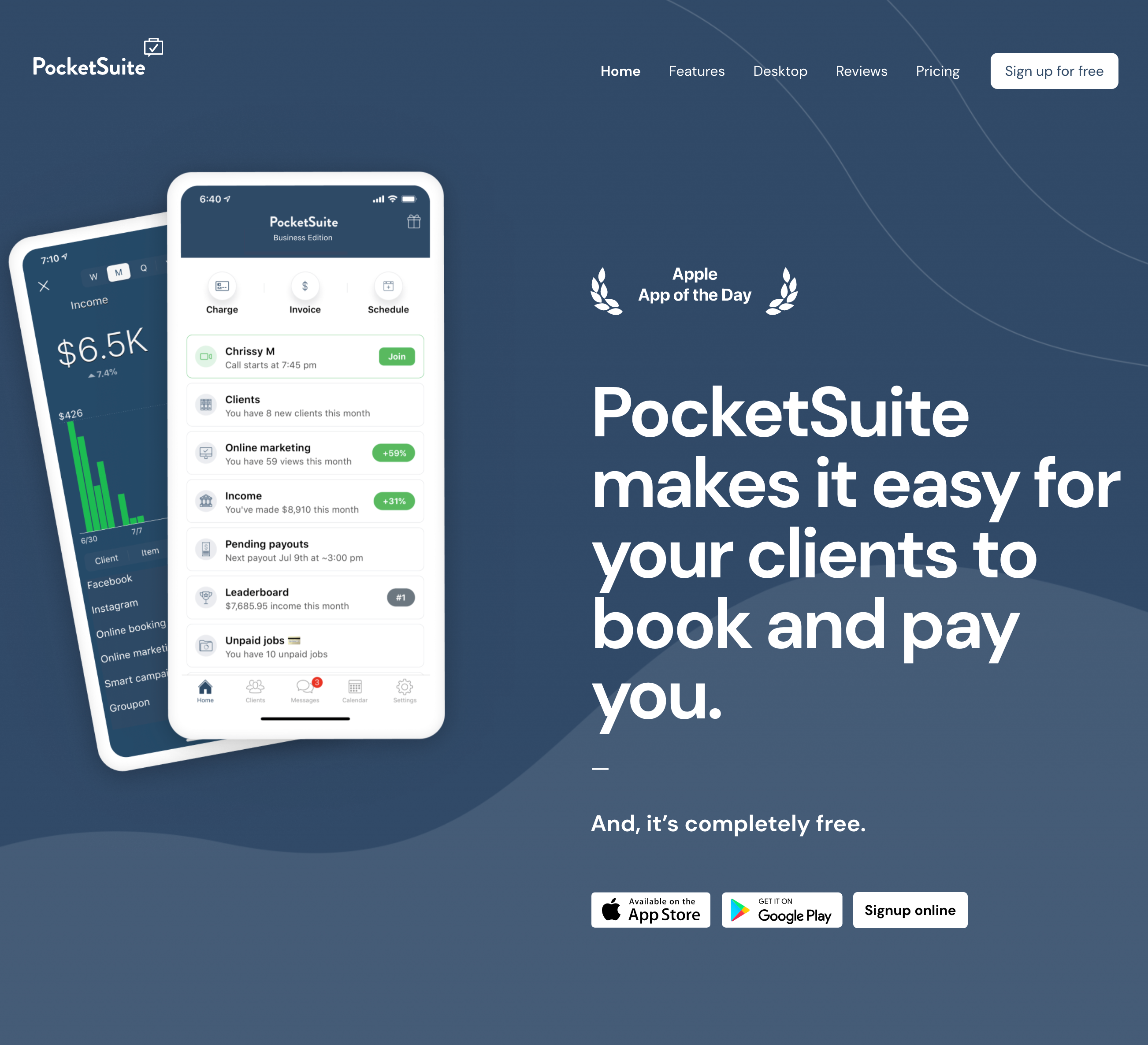 Pocket Suite  screenshot