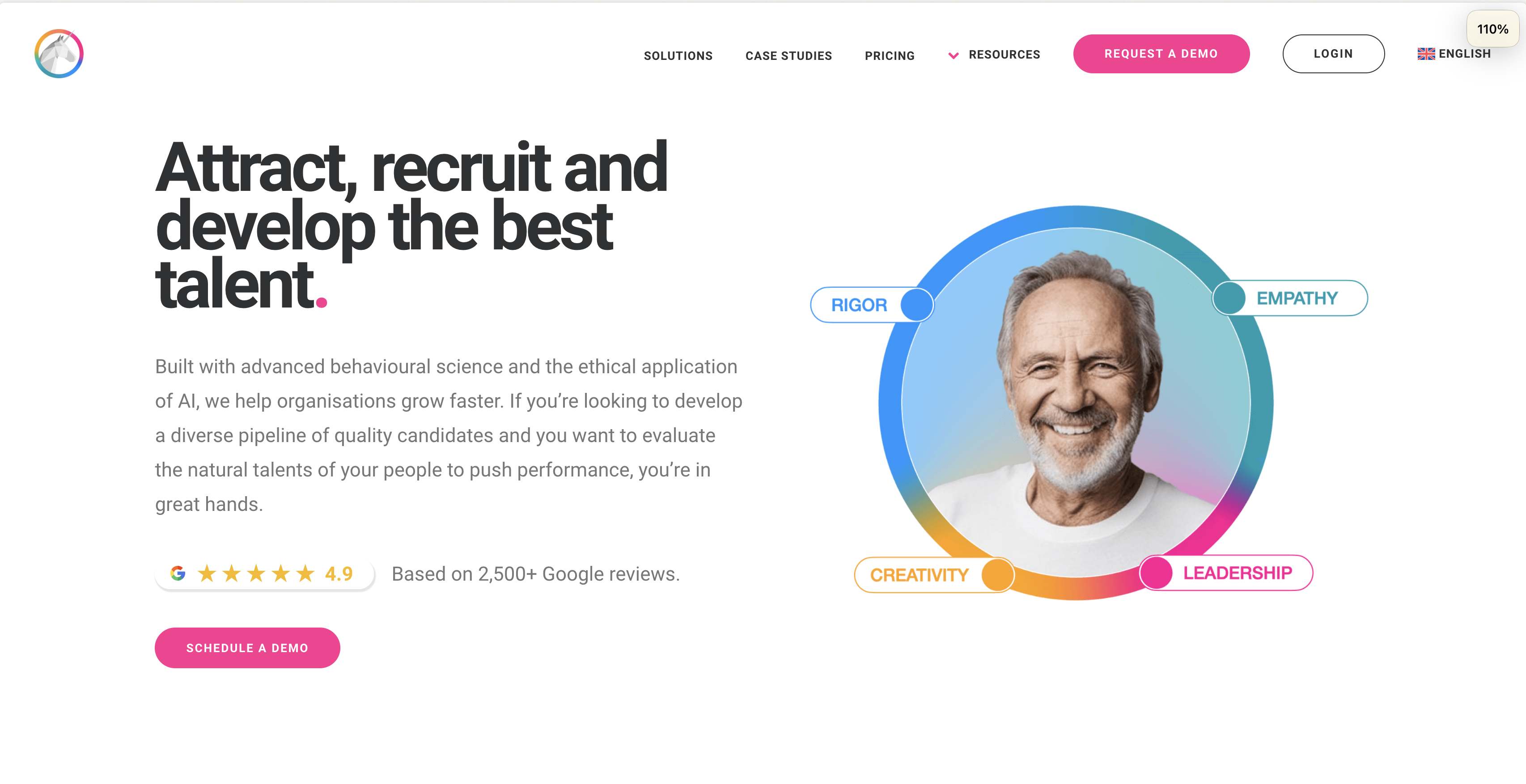 AssessFirst landing page