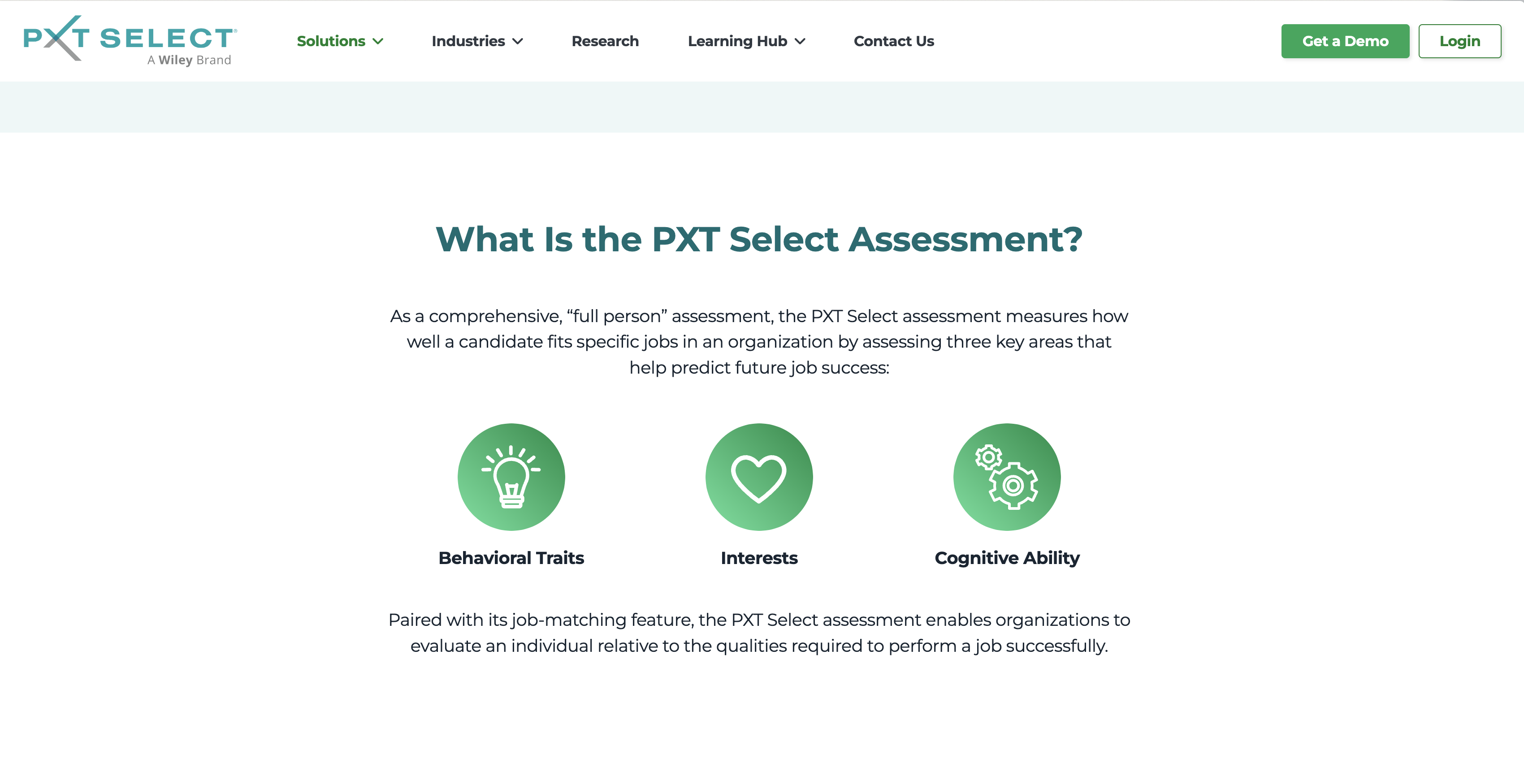 PXT Select test library