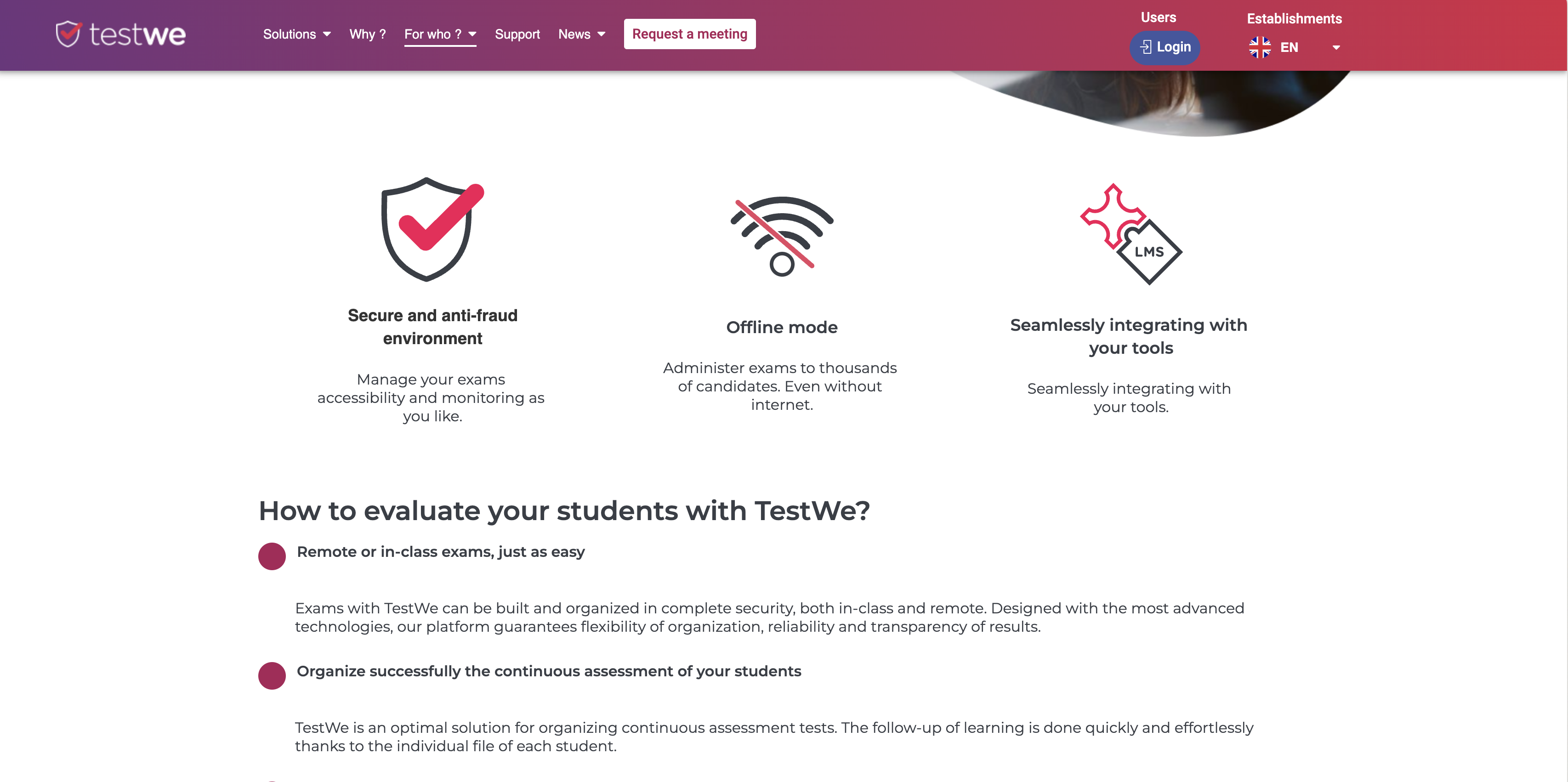 Proctoring with TestWe