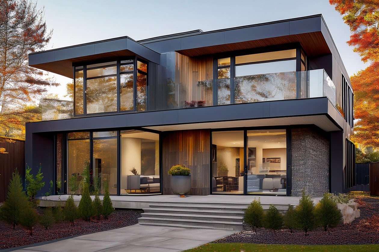 AI rendering of a building